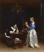 TERBORCH, Gerard The Letter (mk25 oil painting